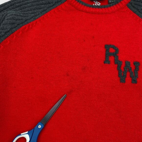 VINTAGE Rocawear Sweater Jacket Mens 3XL Knit Logo Pullover Zip Pockets Hip Hop - Picture 14 of 14